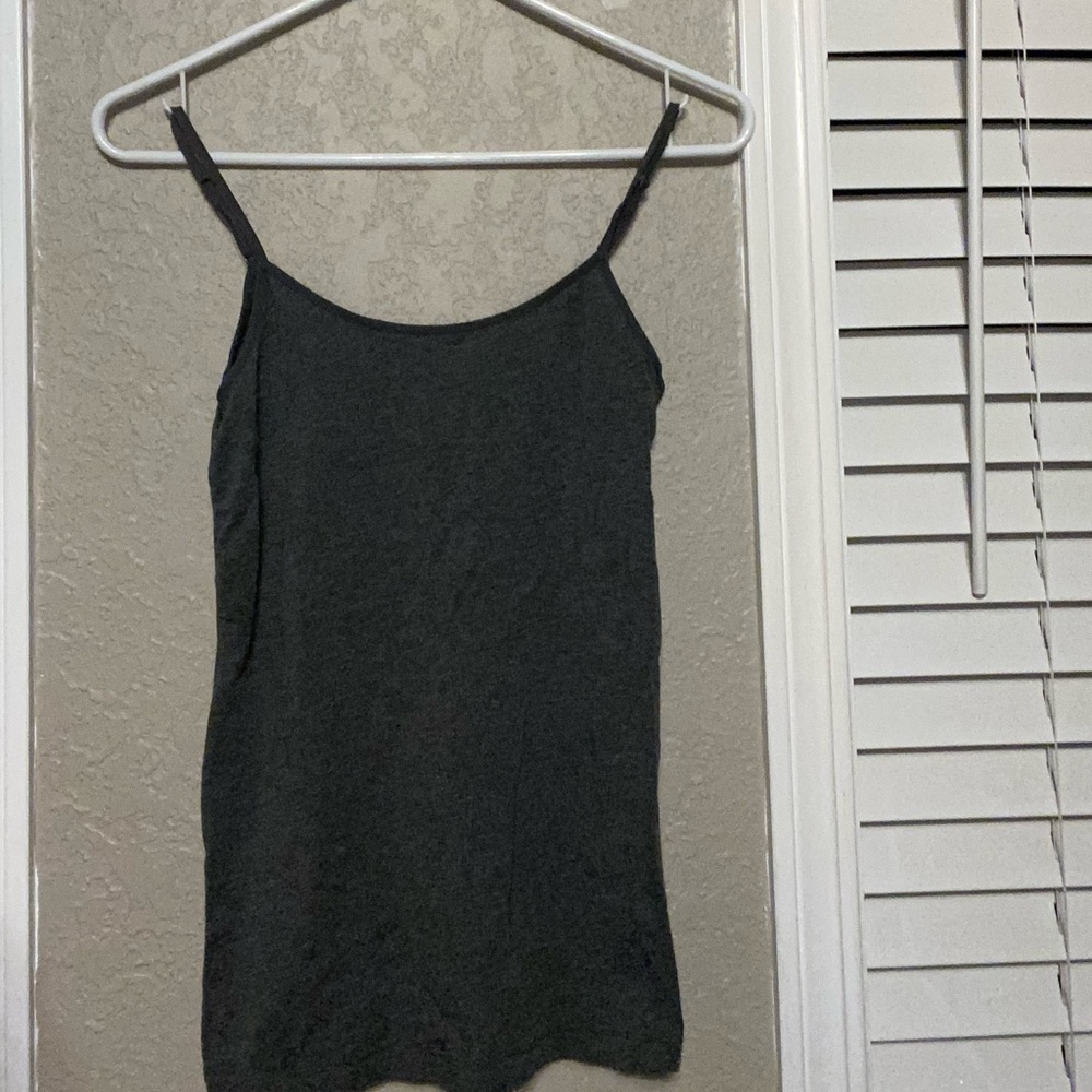 Dark grey undershirt or workout tank top